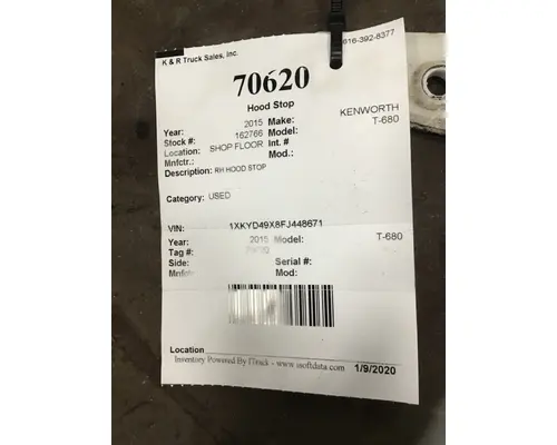 KENWORTH W900 Hood Bumper 211