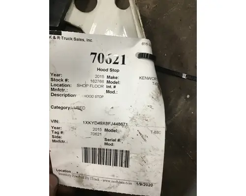 KENWORTH W900 Hood Bumper 211