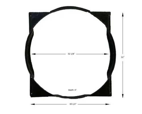 KENWORTH W900 RADIATOR SHROUD