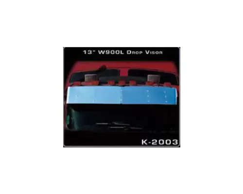 KENWORTH W900 SUN VISOR, EXTERIOR