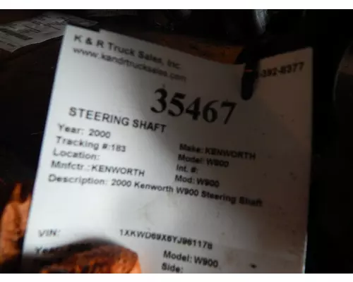 KENWORTH W900 Steering Shaft