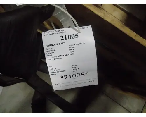 KENWORTH  Body Parts, Misc.
