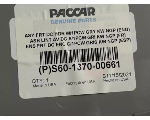 KENWORTH  Dash Assembly