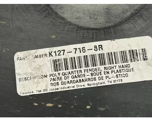 KENWORTH  Fender Quarter