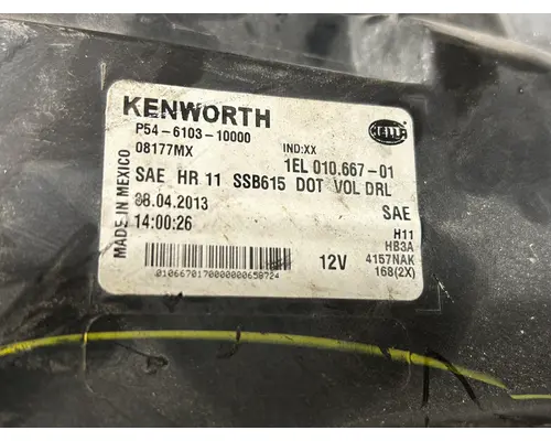 KENWORTH  Headlamp Bezel