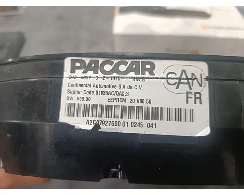 KENWORTH  Instrument Cluster