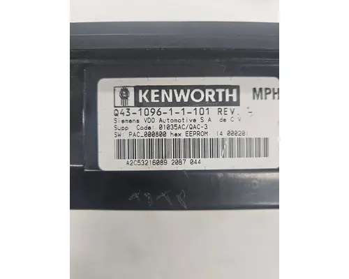 KENWORTH  Instrument Cluster