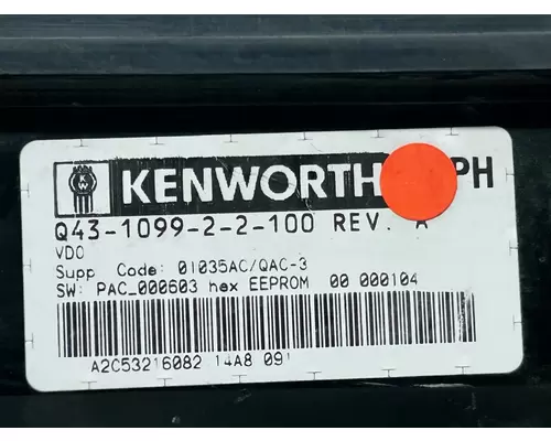 KENWORTH  Instrument Cluster