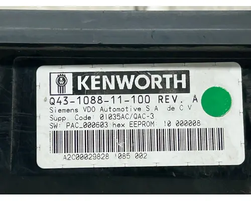 KENWORTH  Instrument Cluster