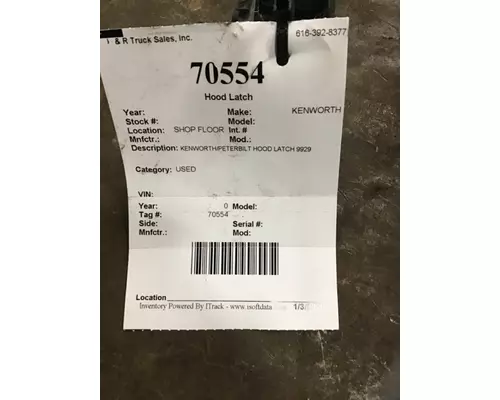 KENWORTH  Latches and Locks