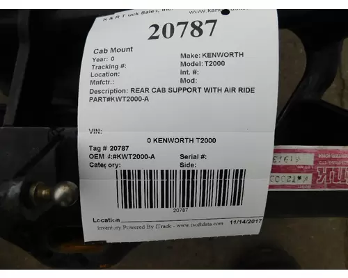 KENWORTH  Mounts, Cab