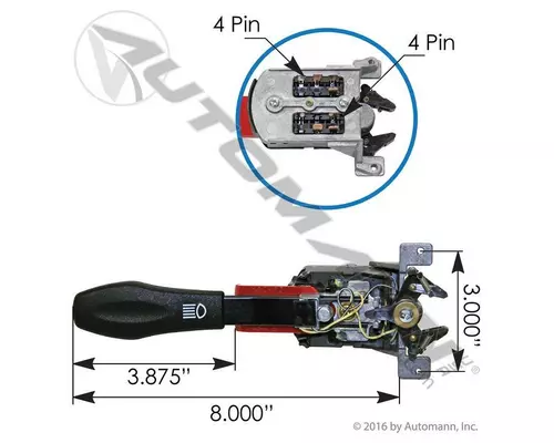 KENWORTH  Turn SignalWiper Switch