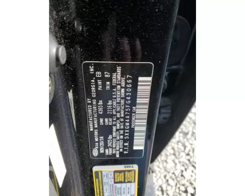 KIA Optima Complete Vehicle