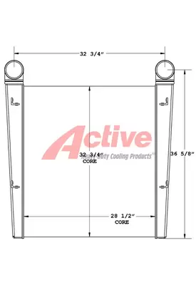 KME Fire Truck Charge Air Cooler (ATAAC)