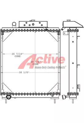 KME Fire Truck Radiator