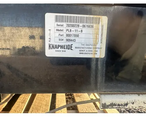 KNAPHEIDE PLB-11-B Rebuilders