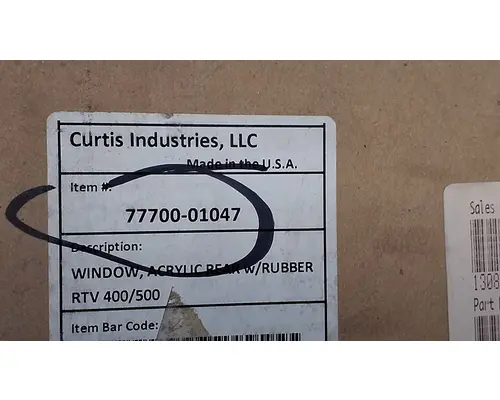 KUBOTA  Back Glass