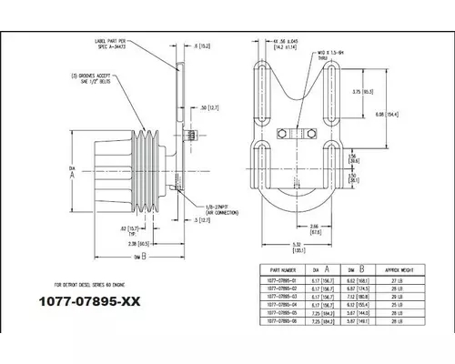 KYSOR Rear-Air Fan Clutch