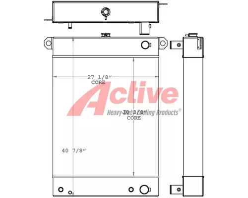 Kawasaki 60Z-V Radiator