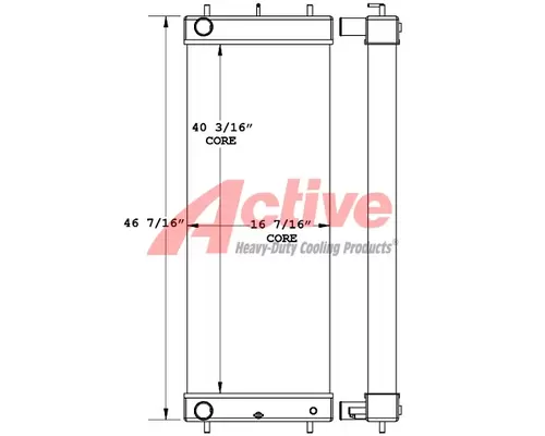 Kawasaki 70Z-7 Radiator