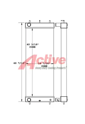 Kawasaki 70Z-7 Radiator