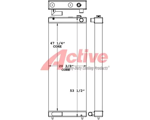 Kawasaki 92ZV-2 Radiator