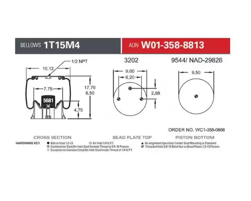 Air Spring KENWORTH AG380 Hagerman Inc.