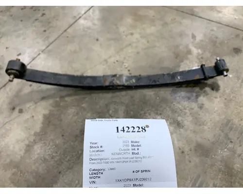 Leaf Spring, Front KENWORTH B81-6013 West Side Truck Parts