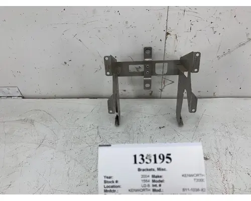 Brackets, Misc. KENWORTH S11-1038-X2 West Side Truck Parts