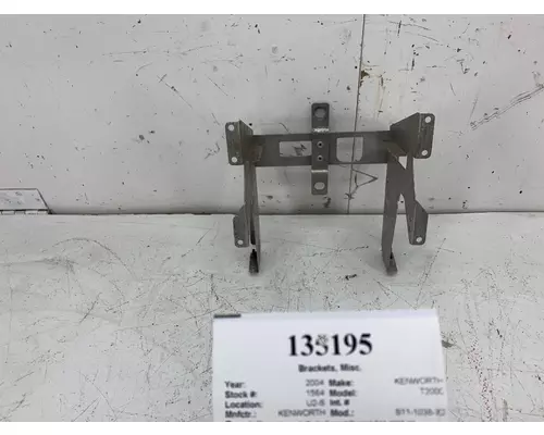 Brackets, Misc. KENWORTH S11-1038-X2 West Side Truck Parts