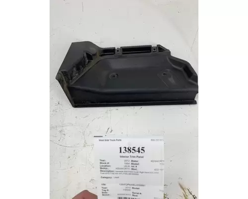 Interior Trim Panel KENWORTH S22-1074 West Side Truck Parts