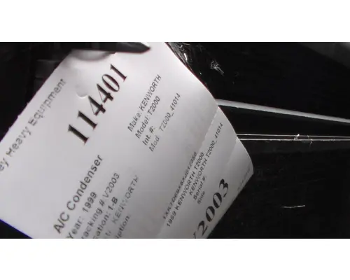 Air Conditioner Condenser KENWORTH T2000_41014 Valley Heavy Equipment