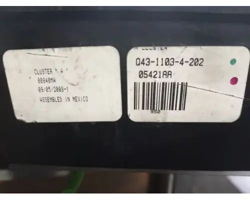 Kenworth T2000 Instrument Cluster