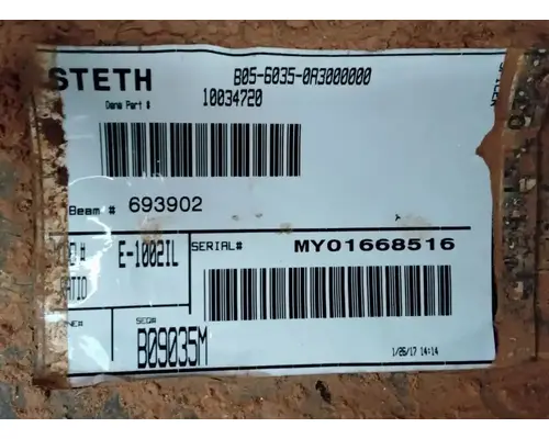 Kenworth T270 Axle Assy, Fr (4WD)