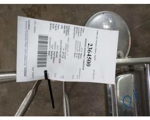 Mirror (Side View) KENWORTH T270 LKQ Thompson Motors - Wykoff