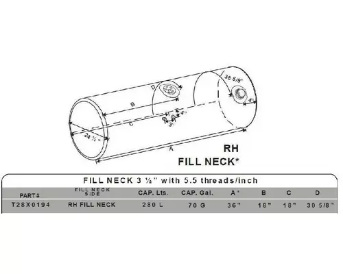 Fuel Tank KENWORTH T300 1995-2009 LKQ Western Truck Parts