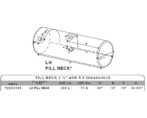Fuel Tank KENWORTH T300 1995-2009 LKQ Heavy Truck Maryland