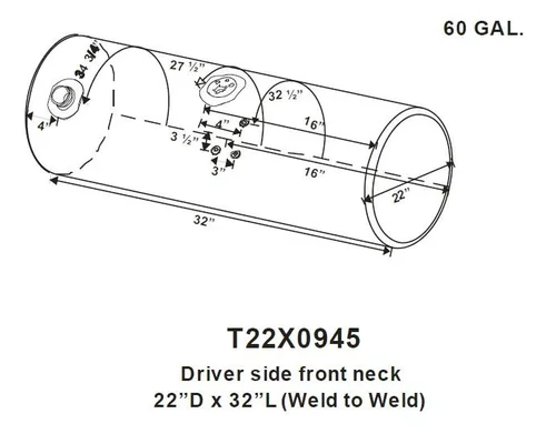 Fuel Tank KENWORTH T300 1995-2009 LKQ Heavy Truck - Goodys