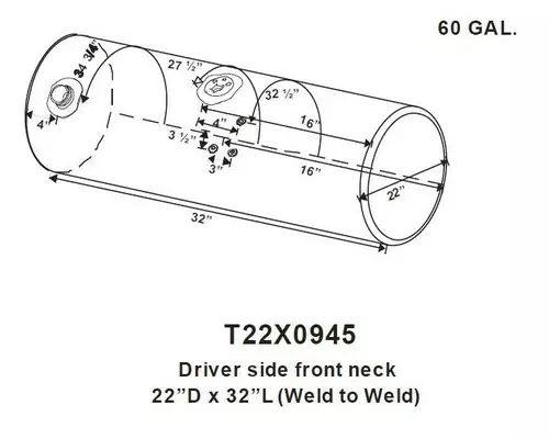 Fuel Tank KENWORTH T300 LKQ Geiger Truck Parts