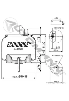 Kenworth T600 Air Spring