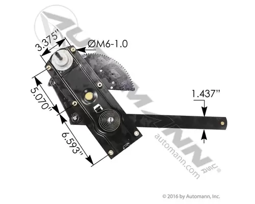 Door Window Regulator, Front Kenworth T600 Vander Haags Inc Kc