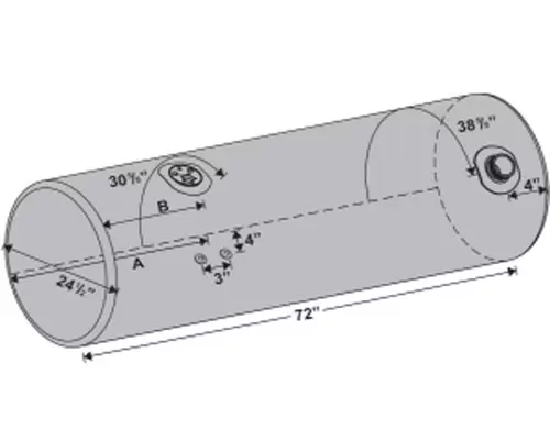 Kenworth T600 Fuel Tank