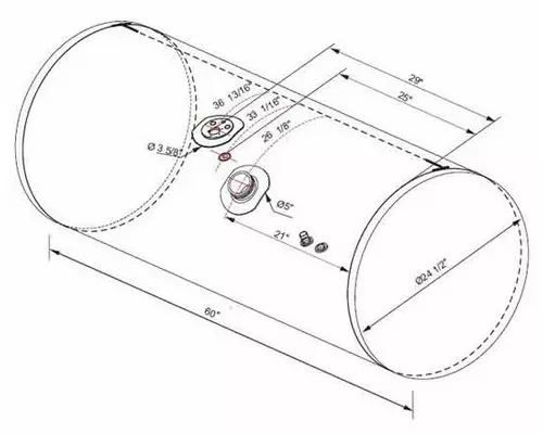 Kenworth T600 Fuel Tank