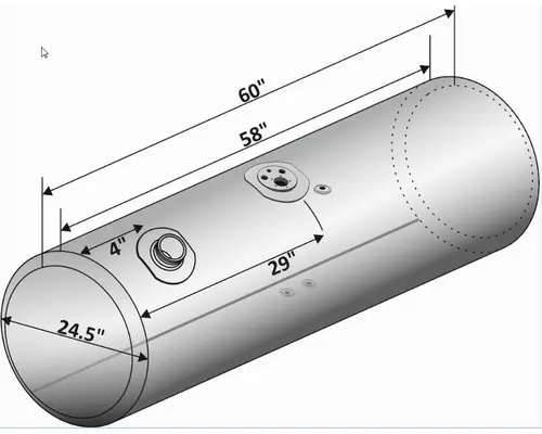 Fuel Tank KENWORTH T600 LKQ Geiger Truck Parts