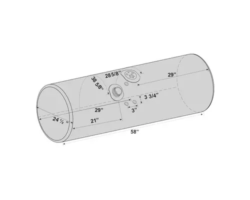 Fuel Tank KENWORTH T600 LKQ Thompson Motors - Wykoff