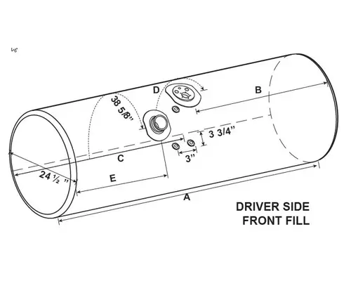 Fuel Tank KENWORTH T600 LKQ Heavy Duty Core