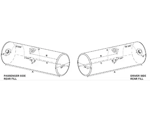 Fuel Tank KENWORTH T600 LKQ Plunks Truck Parts And Equipment - Jackson