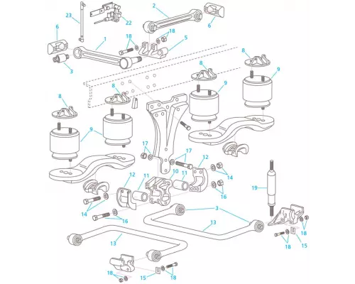 Kenworth T600 Steering or Suspension Parts, Misc.