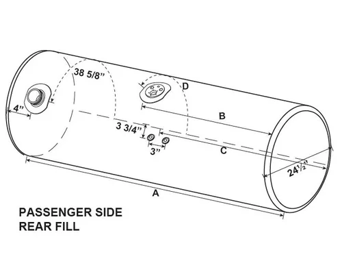Fuel Tank KENWORTH T660 2008-2025 LKQ Heavy Truck - Tampa