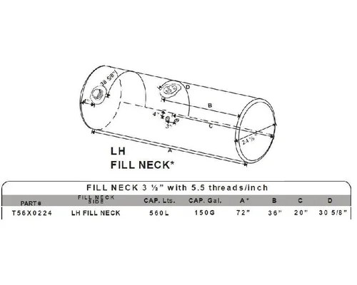Fuel Tank KENWORTH T660 2008-2025 LKQ Heavy Truck - Tampa